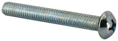 Value Collection - 5/16-18 UNC, 2-1/2" Length Under Head Phillips Drive Machine Screw - Round Head, Grade J82 Steel, Zinc-Plated Finish, Without Washer - Caliber Tooling