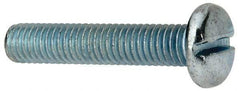 Value Collection - 3/8-16 UNC, 2" Length Under Head Slotted Drive Machine Screw - Pan Head, Grade J82 Steel, Zinc-Plated Finish, Without Washer - Caliber Tooling