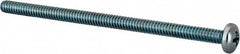 Value Collection - #10-24 UNC, 3-1/2" Length Under Head Phillips Drive Machine Screw - Pan Head, Grade J82 Steel, Zinc-Plated Finish, Without Washer - Caliber Tooling