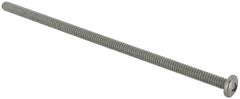 Value Collection - #10-24 UNC, 5" Length Under Head Phillips Drive Machine Screw - Pan Head, Grade J82 Steel, Zinc-Plated Finish, Without Washer - Caliber Tooling