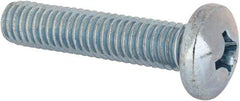 Value Collection - 3/8-16 UNC, 1-3/4" Length Under Head Phillips Drive Machine Screw - Pan Head, Grade J82 Steel, Zinc-Plated Finish, Without Washer - Caliber Tooling