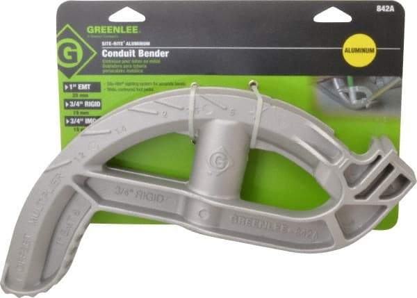 Greenlee - Hand Bender Head - 3/4" Rigid Capacity, Bends EMT, Rigid, IMC - Caliber Tooling