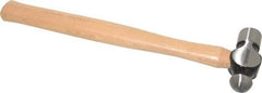 Paramount - 1/2 Lb Head Ball Pein Hammer - Wood Handle, 11-3/4" OAL - Caliber Tooling