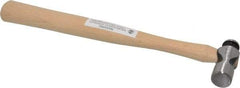 Paramount - 1/4 Lb Head Ball Pein Hammer - Wood Handle, 10-7/8" OAL - Caliber Tooling