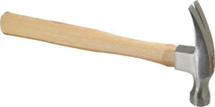 Paramount - 1 Lb Head, Straight Framing Hammer - 13" OAL, Wood Handle - Caliber Tooling