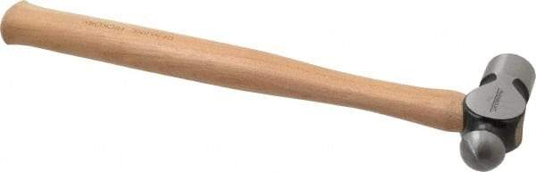 Paramount - 3/4 Lb Head Ball Pein Hammer - Wood Handle, 12-3/4" OAL - Caliber Tooling