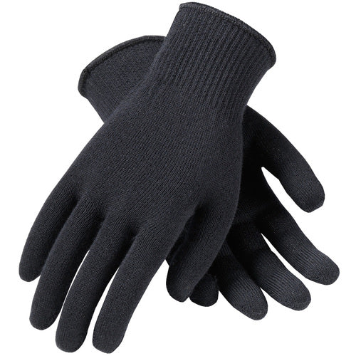 ‎41-130L Insulated Seamless Knit - Merino Wool - 13 Gauge - Light Weight Black - Exact Industrial Supply