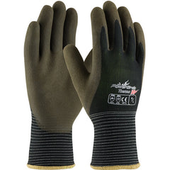 ‎41-1430/S Insulated Seamless Knit - PowerGrab Thermo W - 13G Poly Shell - 10G Acrylic Liner - Latex MS Grip - Exact Industrial Supply