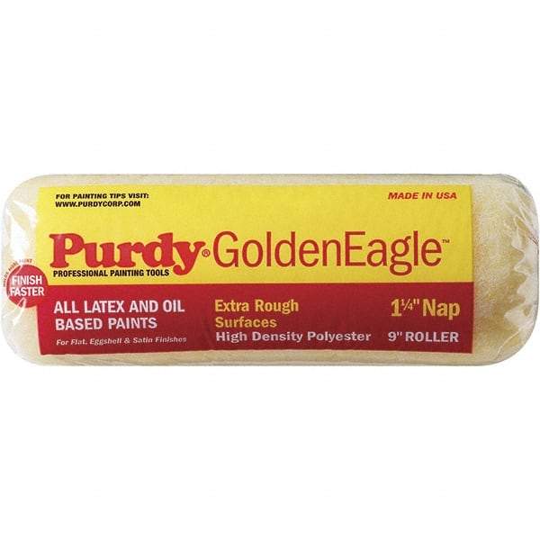 Purdy - 1-1/4" Nap, 9" Wide Paint General Purpose Roller Cover - Rough Texture, High Density Polyester - Caliber Tooling