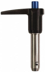 Gibraltar - 1/2" Diam, 5" Usable Length, L Handle, Quick Release Pin - Grade 4130 Steel, Zinc-Plated Finish - Caliber Tooling