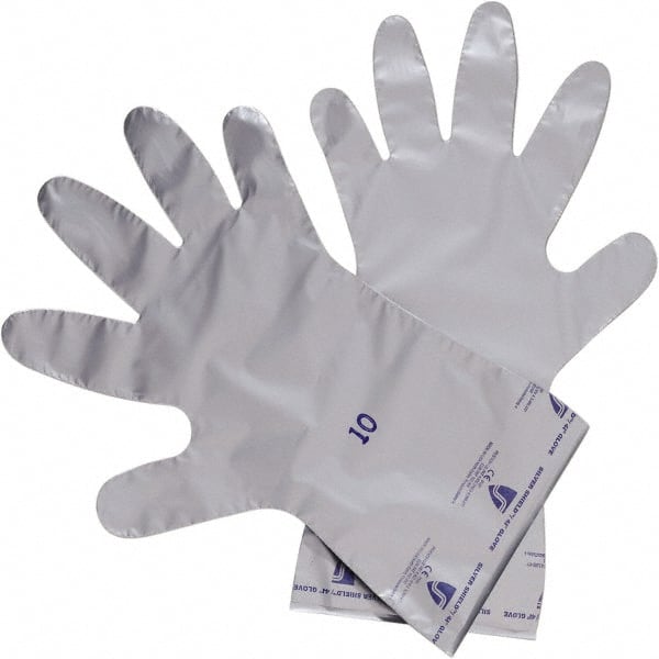 North - 10 Pairs 14-1/2" Long, 2.7 mil Thick, Chemical Resistant Gloves - Exact Industrial Supply