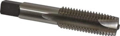 Hertel - 7/8-9 UNC, 3 Flute, Bright Finish, High Speed Steel Spiral Point Tap - Plug Chamfer, Right Hand Thread, 4-11/16" OAL, 3B Class of Fit - Exact Industrial Supply