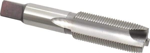 Hertel - 7/8-14 UNF, 3 Flute, Bright Finish, High Speed Steel Spiral Point Tap - Plug Chamfer, Right Hand Thread, 4-11/16" OAL, 3B Class of Fit - Exact Industrial Supply