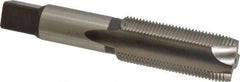 Hertel - 1-14 UNS, 3 Flute, Bright Finish, High Speed Steel Spiral Point Tap - Plug Chamfer, Right Hand Thread, 5-1/8" OAL, 3B Class of Fit - Exact Industrial Supply