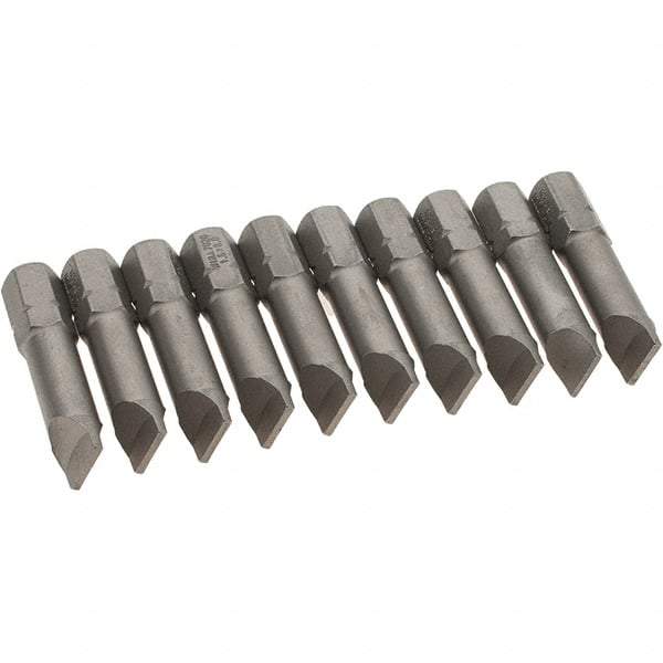 Wiha - Slotted Screwdriver Bits Reversible: NonReversible Blade Width (Inch): 5/16 - Caliber Tooling