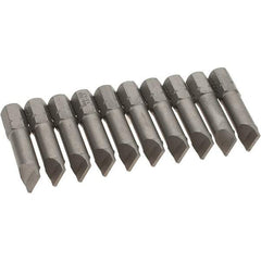 Wiha - Slotted Screwdriver Bits Reversible: NonReversible Blade Width (Inch): 5/16 - Caliber Tooling