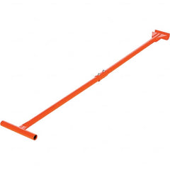 Pry Bar Lever Dollies; Handle Material: Steel; Handle Length: 48 in; Handle Color: Orange; Overall Width: 8 in; Length (Feet): 50.5625 in; Overall Length (Feet): 50.5625 in; Overall Length: 50.5625 in