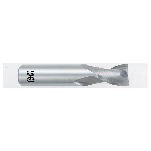 ‎1/8″ Dia. × 1/8″ Shank × 1/4″ DOC × 1-1/2″ OAL, Carbide, Uncoated, 2 Flute, Square, Solid End Mill - Caliber Tooling