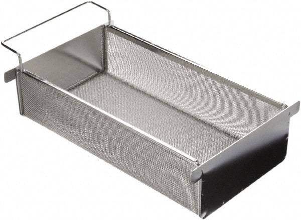 Marlin Steel Wire Products - 19.64" Deep, Rectangular Stainless Steel Mesh Basket - 8-1/4" Wide x 6" High - Caliber Tooling