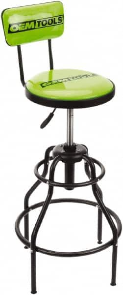 OEM Tools - 300 Lb Capacity, Adjustable Creeper Seat - Steel, 33" High x 20" Wide - Caliber Tooling