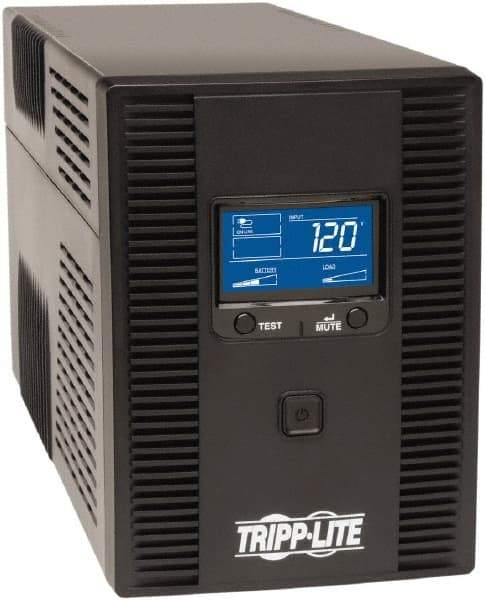 Tripp-Lite - 15 Amp, 1,500 VA, Tower Mount Line Interactive Backup Uninterruptible Power Supply - Backup 7-1/2 min with Full Load & 24 min with Half Load, 120 VAC Input & Output, 810 Watt Output, 1 Phases, 8 Outlets - Caliber Tooling