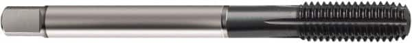 Guhring - M16x1.50 Metric Fine 6HX D10/D11 Thread Limit Semi-Bottoming Thread Forming Tap - Powdered Metal High Speed Steel, TiCN Finish, 100mm OAL, Right Hand Thread, Series 1273 - Caliber Tooling