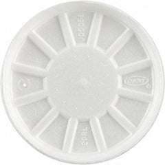 DART - Foam Lids, Fits 6-32 oz Cups - White - Caliber Tooling