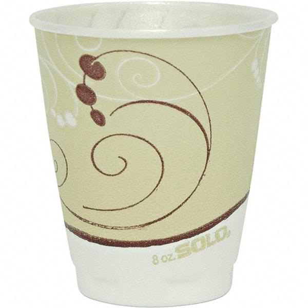 Solo - 8 oz Foam Hot/Cold Drink Cups - Tan - Caliber Tooling