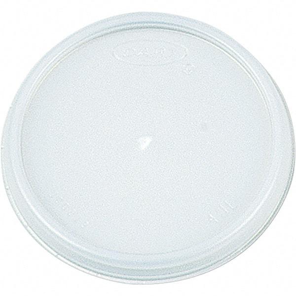 DART - Plastic Lids, Fits 12 - 24 oz Foam Cups - Translucent - Caliber Tooling