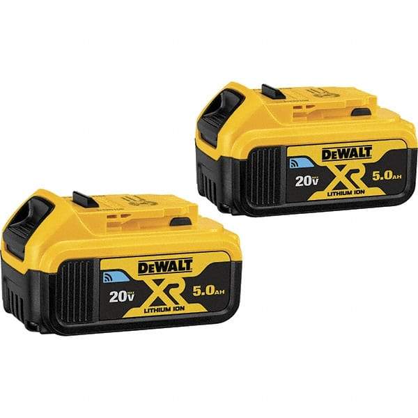 DeWALT - 20 Volt Lithium-Ion Power Tool Battery - 5 Ahr Capacity, 1 hr Charge Time, Series 20V Max - Caliber Tooling