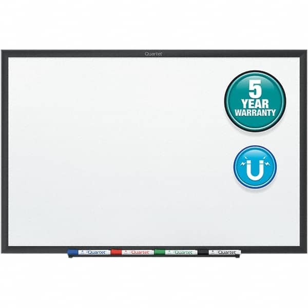 Quartet - 18" High x 24" Wide Magnetic Dry Erase Board - Steel, Includes Dry-Erase Marker & Mounting Kit - Caliber Tooling