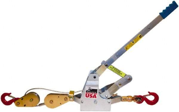 Maasdam - 8,000 Lb Lifting Capacity, 6' Lift Height, Puller Hoist - Made from Chain - Caliber Tooling