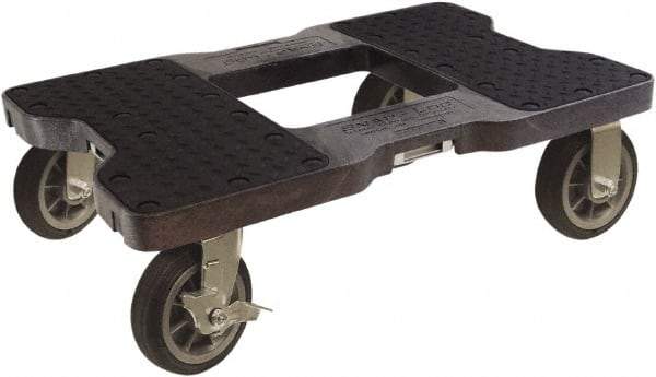 Snap-Loc - 1,500 Lb Capacity Polyethylene Dolly - 32" Long x 20-1/2" Wide x 9-1/2" High - Caliber Tooling