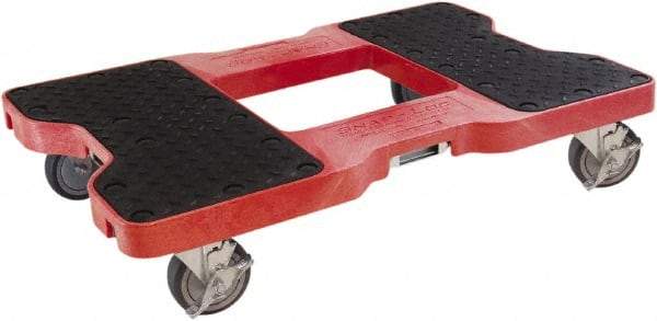 Snap-Loc - 1,500 Lb Capacity Polyethylene Dolly - 32" Long x 20-1/2" Wide x 7" High - Caliber Tooling