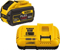 DeWALT - 60 Volt Lithium-Ion Power Tool Battery - 9 Ahr Capacity, 1 hr Charge Time, Series 20/60 FLEXVOLT - Caliber Tooling