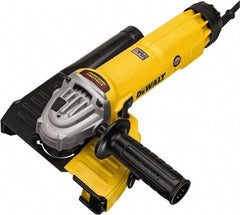 DeWALT - 6" Wheel Diam, 9,000 RPM, Corded Angle & Disc Grinder - 5/8-11 Spindle, 120 Volts, 13 Amps - Caliber Tooling