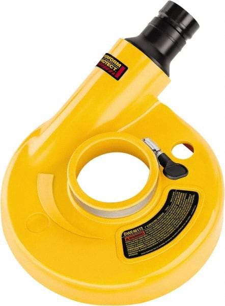 DeWALT - 7" Diam Angle & Disc Grinder Surfacing Shroud - For Use with DWE4517, DWE4519, DWE4557, DWE4559N, DWE4599CN, D28499X, DWE4597, DWE4597N & DWE4599N - Caliber Tooling