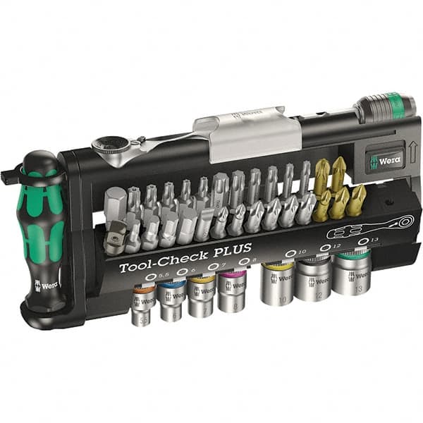 Wera - Screwdriver Bit Sets Type: Bit Set Drive Size: 1/4 (Inch) - Caliber Tooling