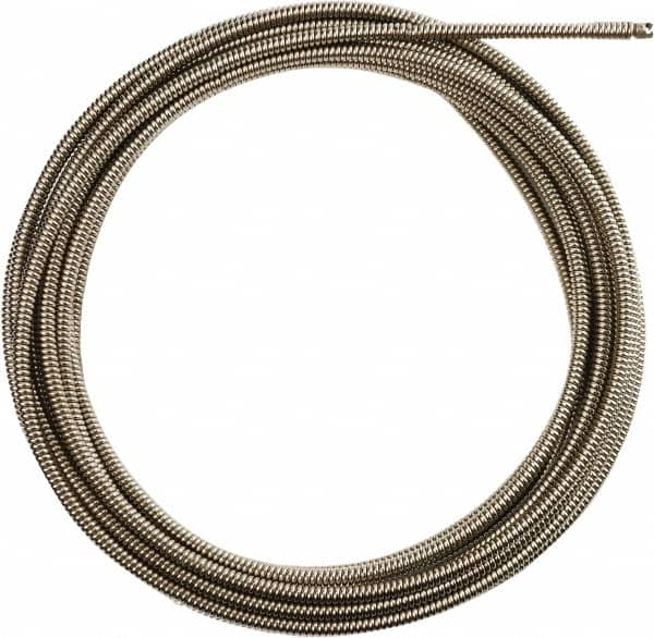 Milwaukee Tool - 5/8" x 50' Drain Cleaning Machine Cable - All-Purpose Wind, 1-1/4" to 2-1/2" Pipe, Use with Milwaukee Drain Cleaning Tools - Caliber Tooling