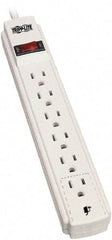 Tripp-Lite - 6 Outlets, 120 VAC15 Amps, 15' Cord, Power Outlet Strip - Keyhole, Tab Mount, 5-15 NEMA Configuration, 10.8" Strip - Caliber Tooling