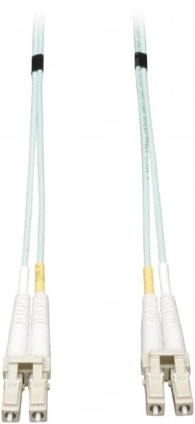 Tripp-Lite - 82' Long, LC/LC Head, Multimode Fiber Optic Cable - Aqua, Use with LAN - Caliber Tooling