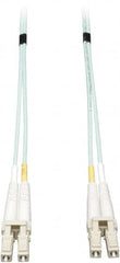 Tripp-Lite - 26' Long, LC/LC Head, Multimode Fiber Optic Cable - Aqua, Use with LAN - Caliber Tooling