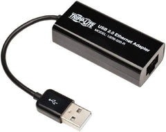 Tripp-Lite - Network Adapter - USB A Male Connector, Black, Use with 10/100Mbps Network - Caliber Tooling