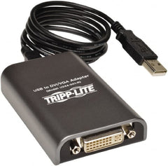 Tripp-Lite - External Multi-Monitor Video Card - USB Connector, Black, Use with Cabling and Video Applications - Caliber Tooling