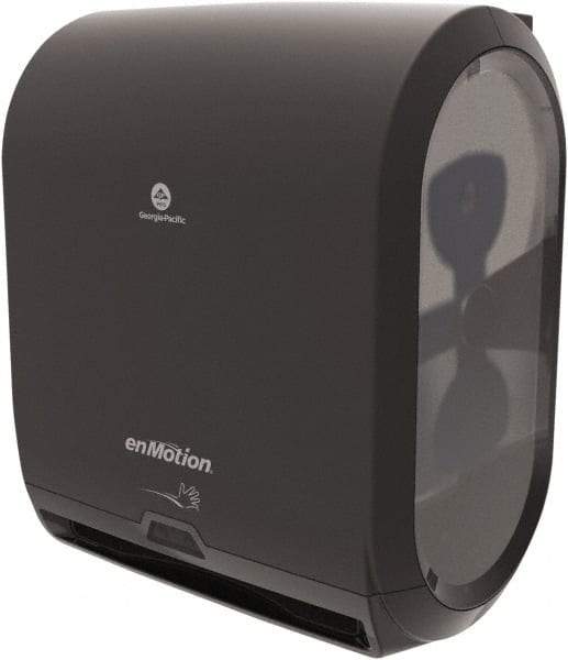 Georgia Pacific - Hands Free, Plastic Paper Towel Dispenser - 17.3" High x 14.7" Wide x 9-1/2" Deep, 1 Roll with Stub 10", Black - Caliber Tooling