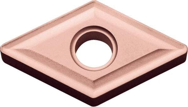 Kyocera - DNMG431 NONE Grade CA310 Carbide Turning Insert - TiCN/Al2O3 Finish, 55° Diamond, 1/2" Inscr Circle, 3/16" Thick, 1/64" Corner Radius - Caliber Tooling