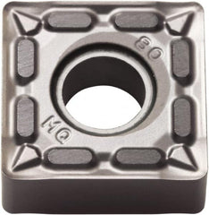 Kyocera - SNMG432 MQ Grade PR005S Carbide Turning Insert - Megacoat Hard Finish, 90° Square, 1/2" Inscr Circle, 3/16" Thick, 1/32" Corner Radius - Caliber Tooling