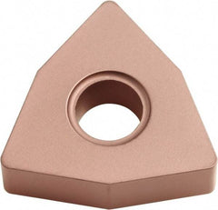 Kyocera - WNMA433 NONE Grade CA315 Carbide Turning Insert - TiCN/Al2O3 Finish, 80° Trigon, 1/2" Inscr Circle, 3/16" Thick, 3/64" Corner Radius - Caliber Tooling