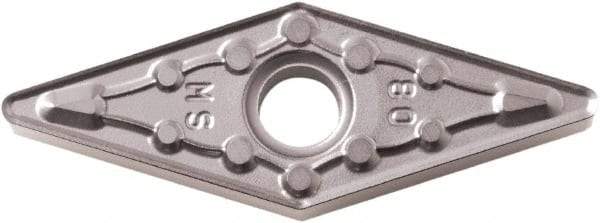 Kyocera - VNMG332 MS Grade PR005S Carbide Turning Insert - Megacoat Hard Finish, 35° Diamond, 3/8" Inscr Circle, 3/16" Thick, 1/32" Corner Radius - Caliber Tooling