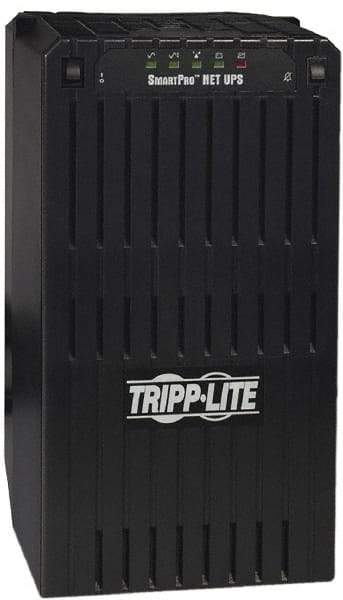 Tripp-Lite - 20 Amp, 3,000 VA, Tower Mount Line Interactive Backup Uninterruptible Power Supply - Backup 3-1/2 min with Full Load & 11 min with Half Load, 120 VAC Input & Output, 2,400 Watt Output, 1 Phases, 6 Outlets - Caliber Tooling